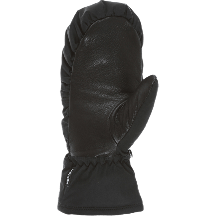 Primaloft Leather Mitt Black