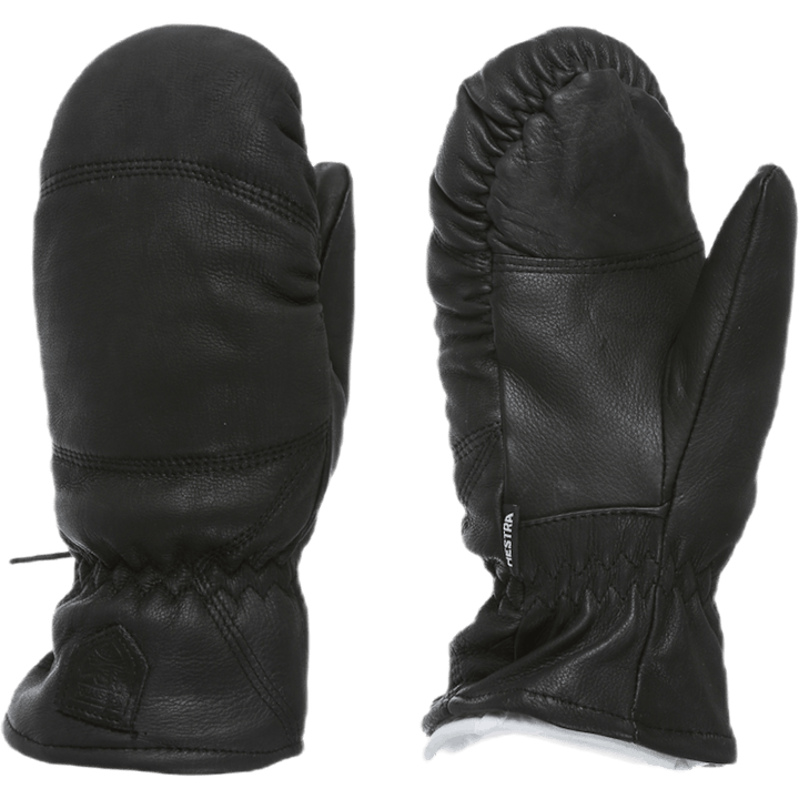 Leather Box Mitt Black