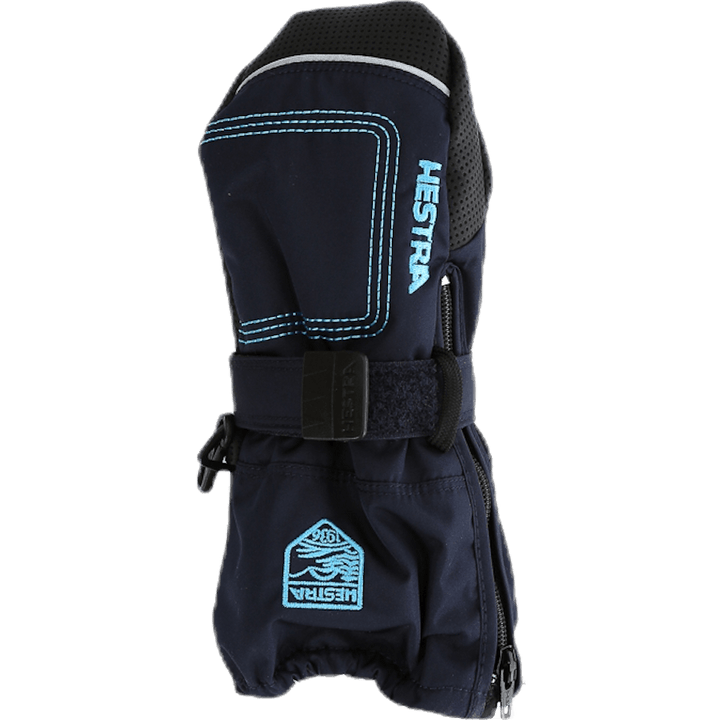 Baby Zip Long - Mitten 0-5 Years Blue