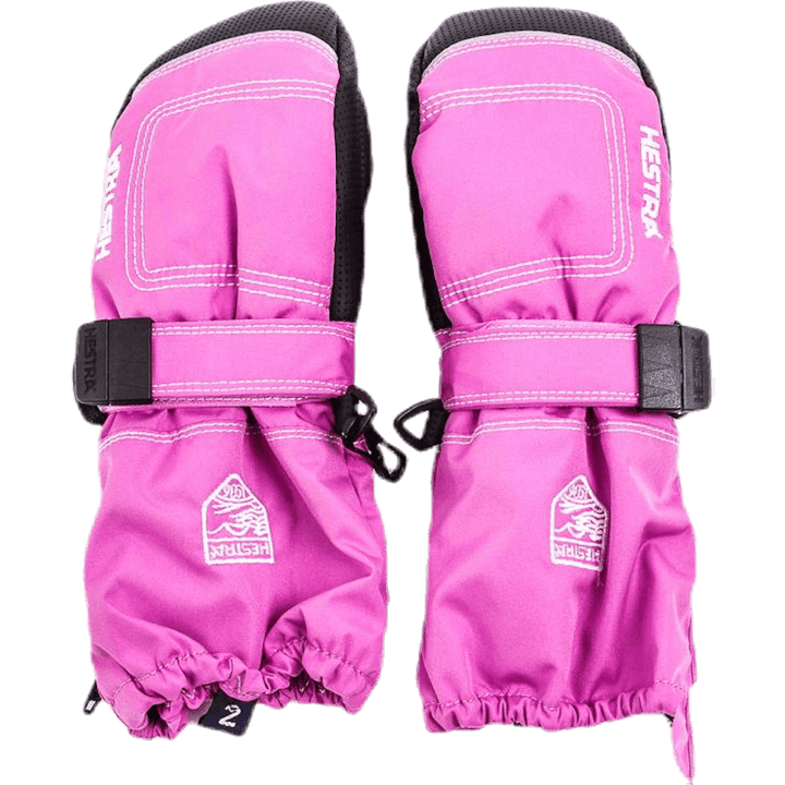 Baby Zip Long - rukavičky 0-5 rokov Ružová