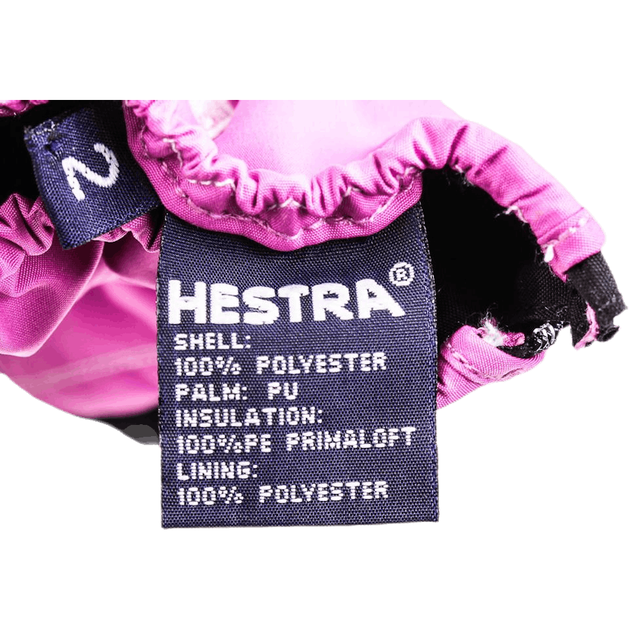 Baby Zip Long - rukavičky 0-5 rokov Ružová