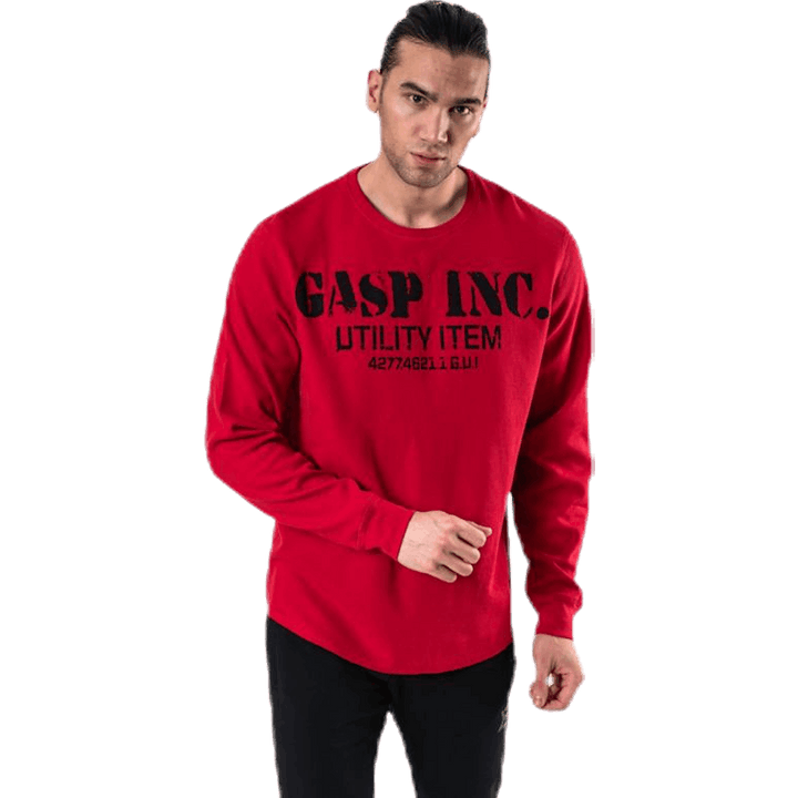 Maglione termico da palestra Rosso