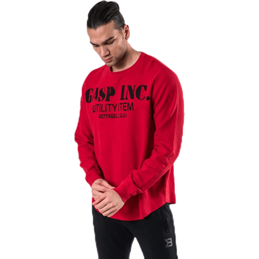 Maglione termico da palestra Rosso