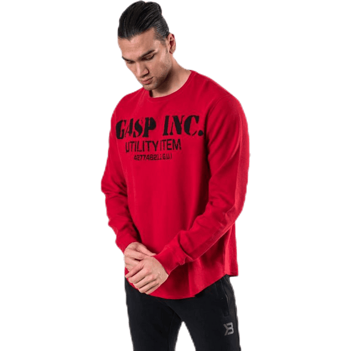 Maglione termico da palestra Rosso