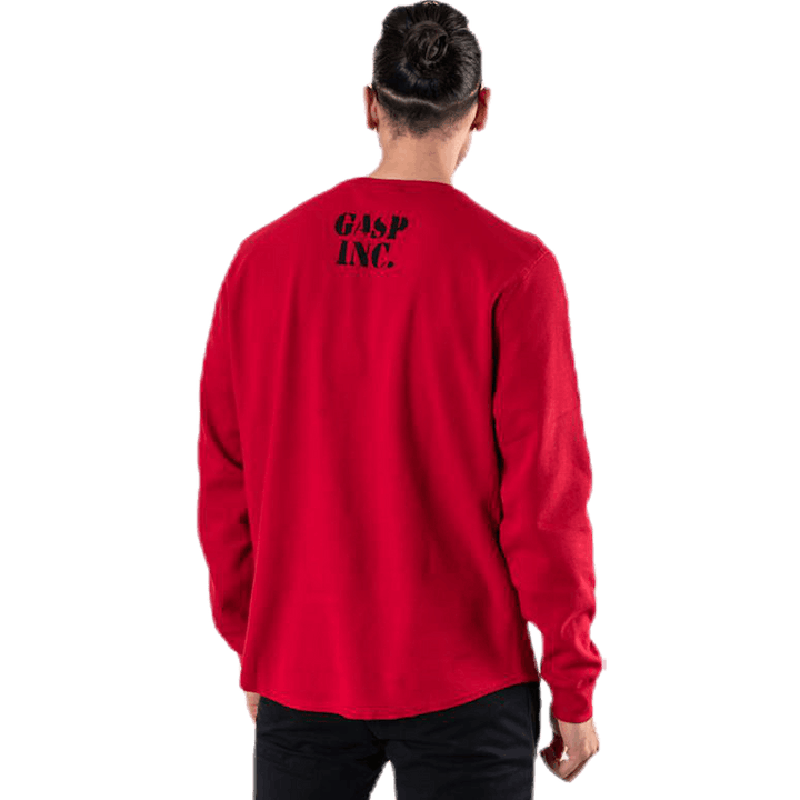 Maglione termico da palestra Rosso