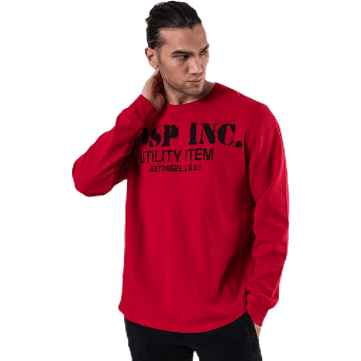 Maglione termico da palestra Rosso