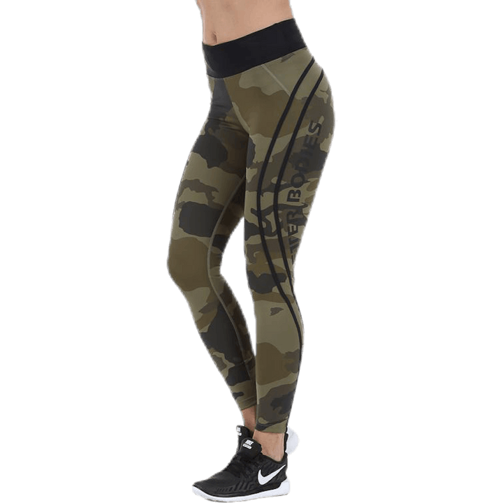 Camo High Tights Grønn