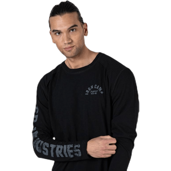 Throwback LS Tee Black