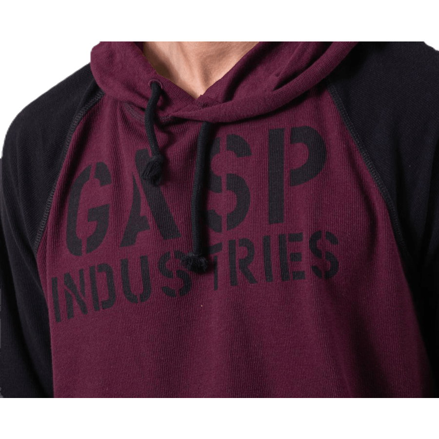 Felpa termica L/S con cappuccio rosso
