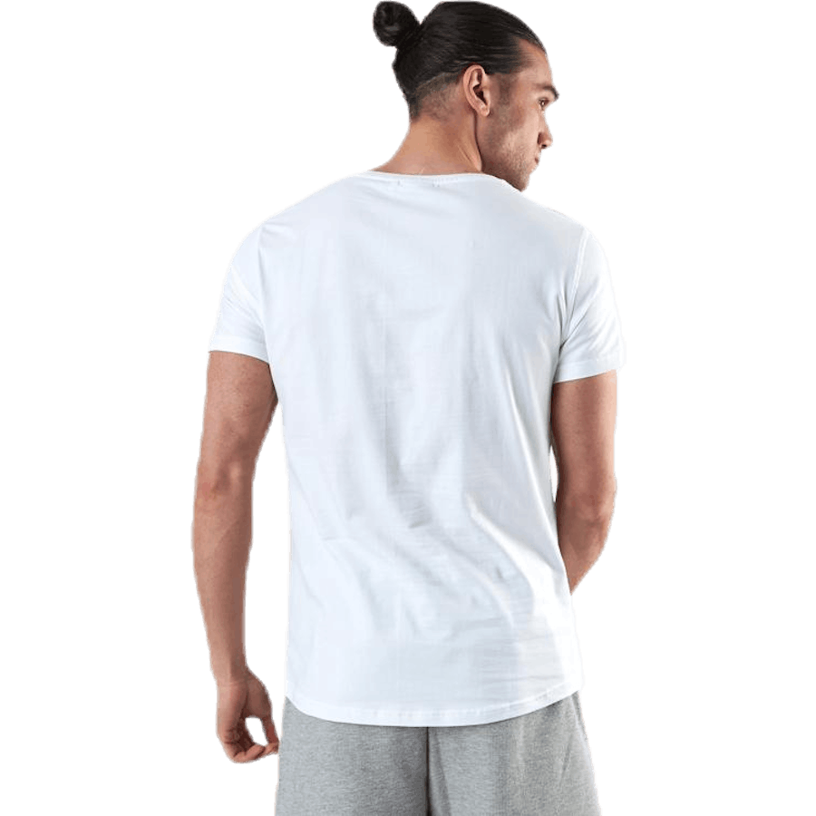 Wide Neck Tee White