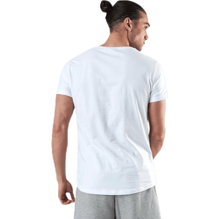 Wide Neck Tee White