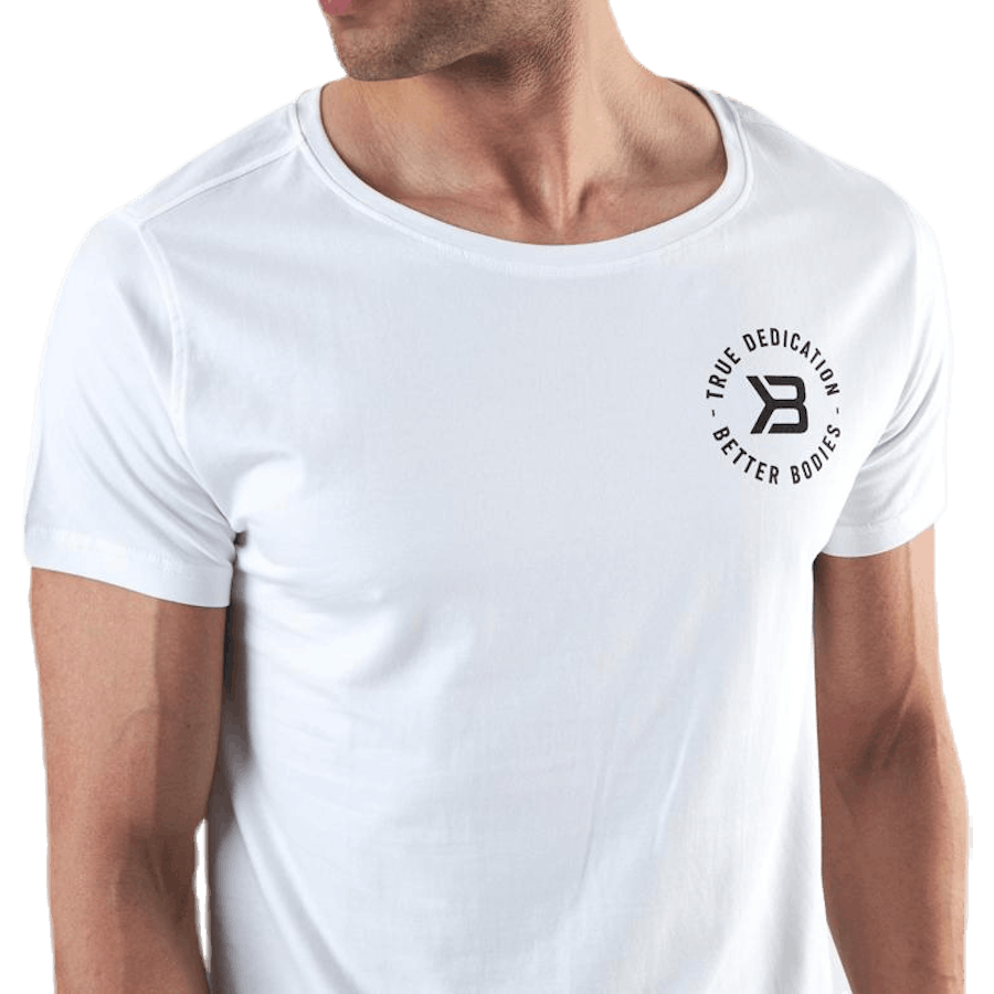Wide Neck Tee White