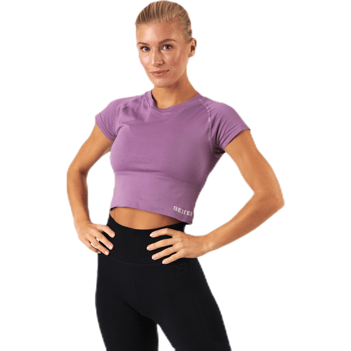 Astoria bezšvové tričko fialové