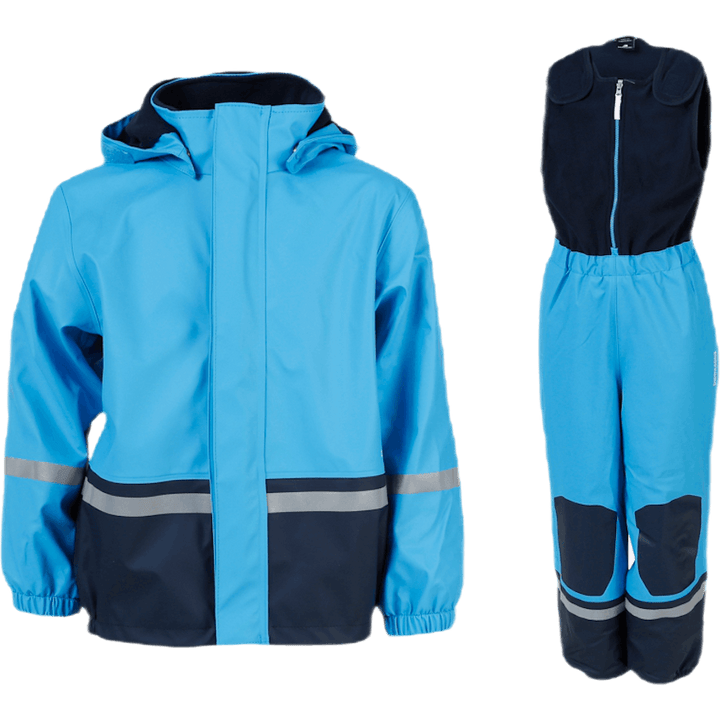 Combinaison de pluie doublée polaire Boardman Bleu