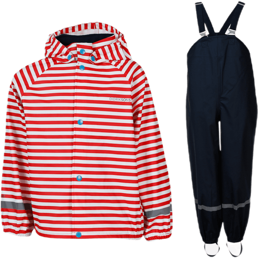 Slaskeman Printed Kid's Set White/Red