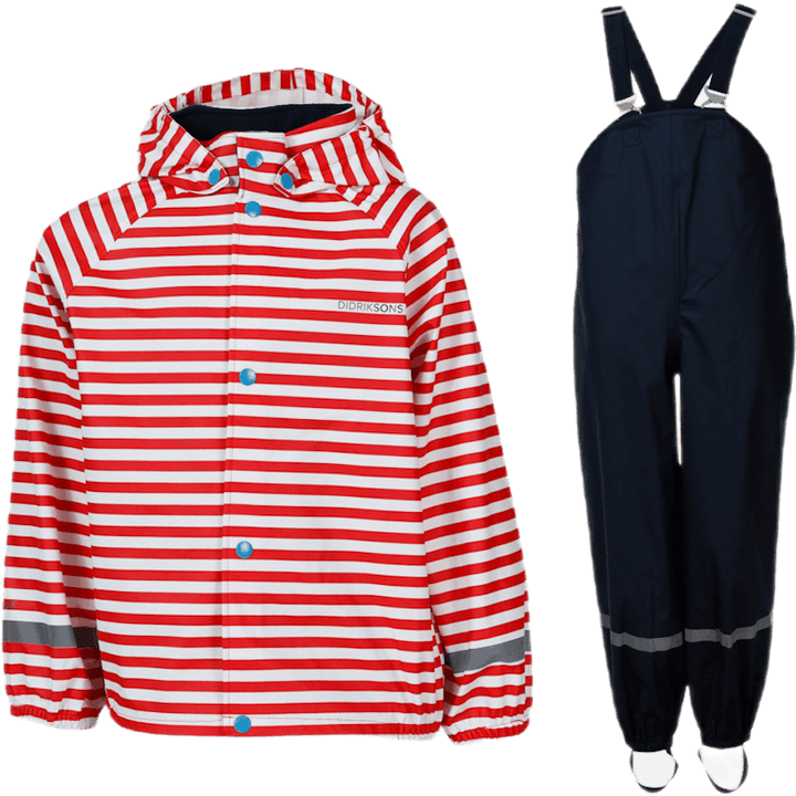 Slaskeman Printed Kid's Set White/Red