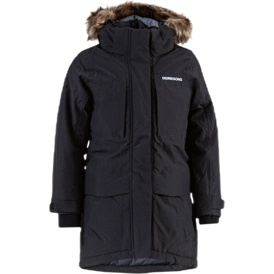 Jamila Girl's Parka Svart
