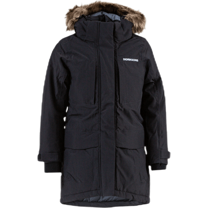 Jamila Girl's Parka Svart