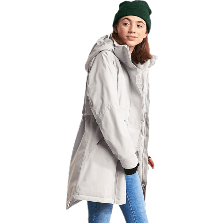 Thea Girl's Parka White