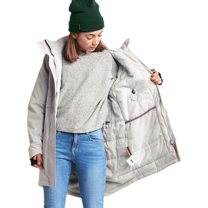 Thea Girl's Parka White