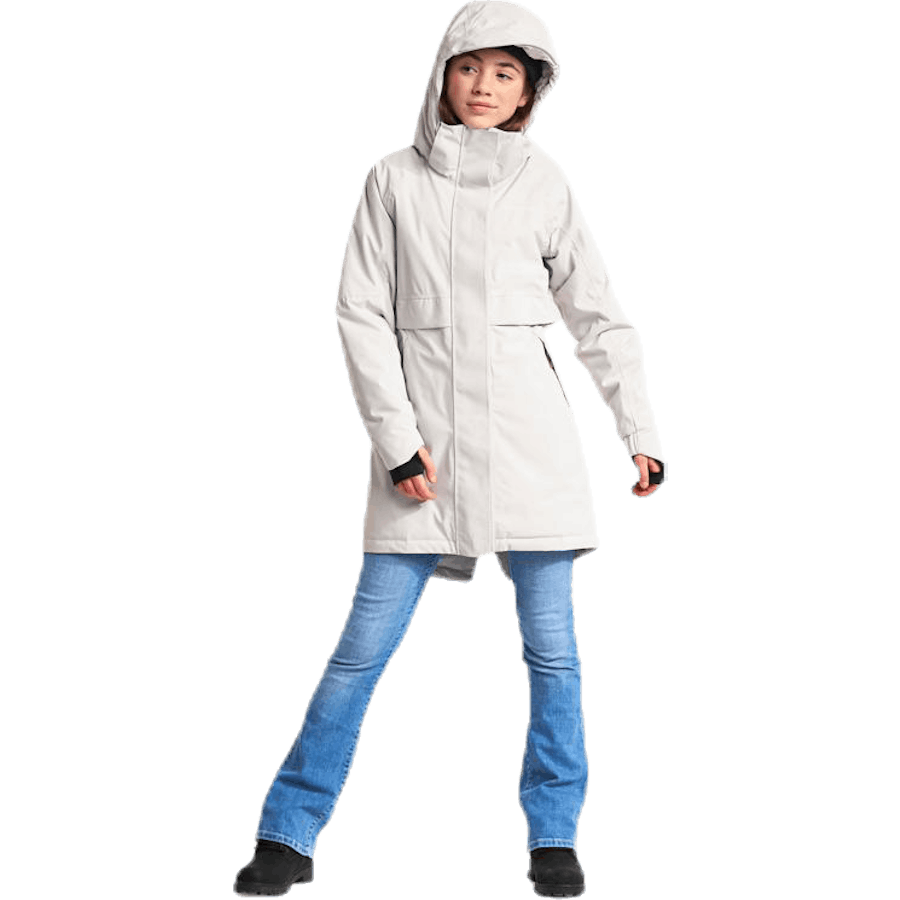 Thea Girl's Parka White