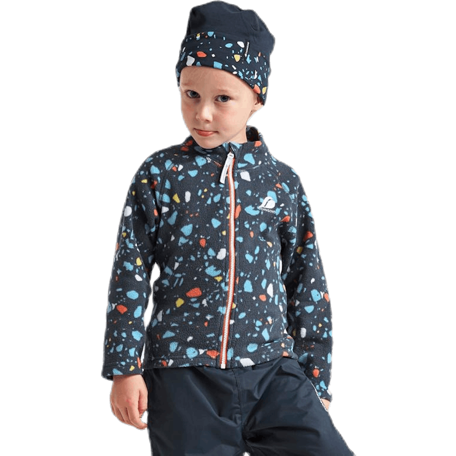 Monte Printed Kids Jacket Blue