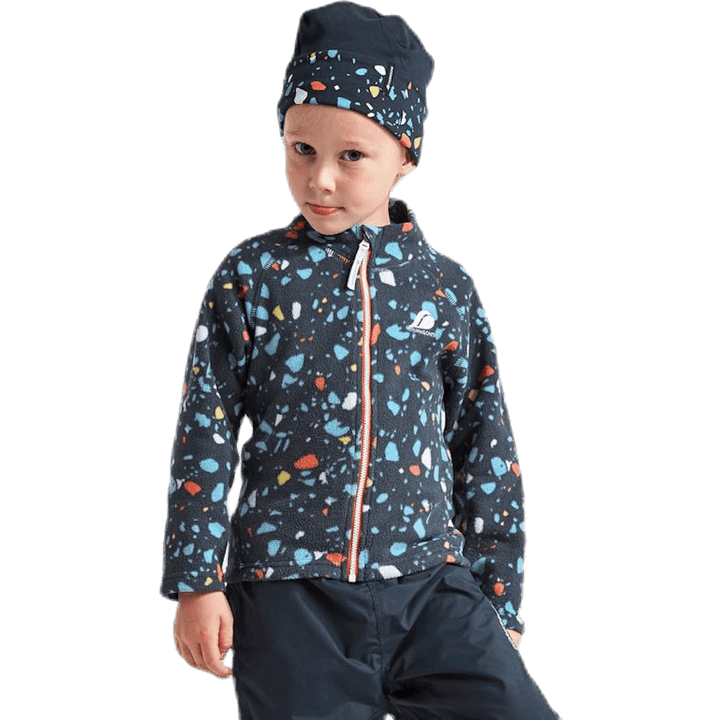 Monte Printed Kids Jacket Blue