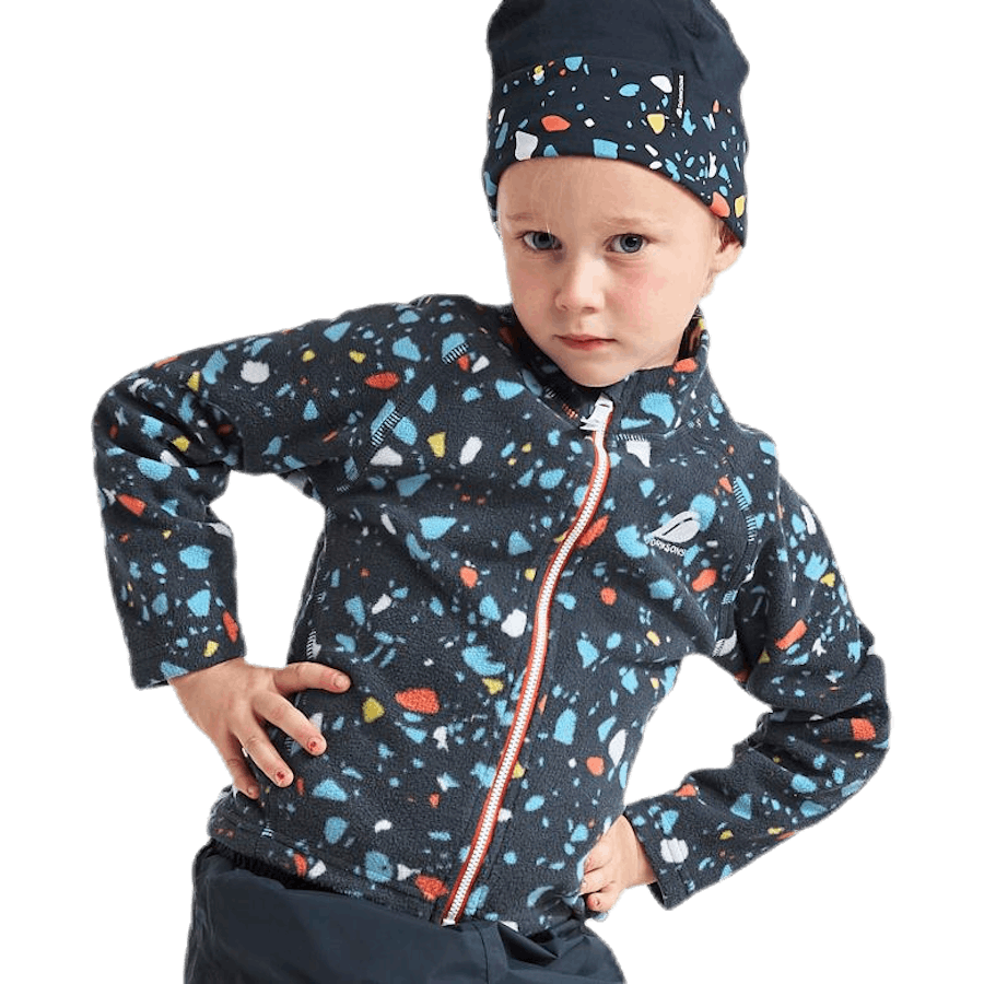 Monte Printed Kids Jacket Blue