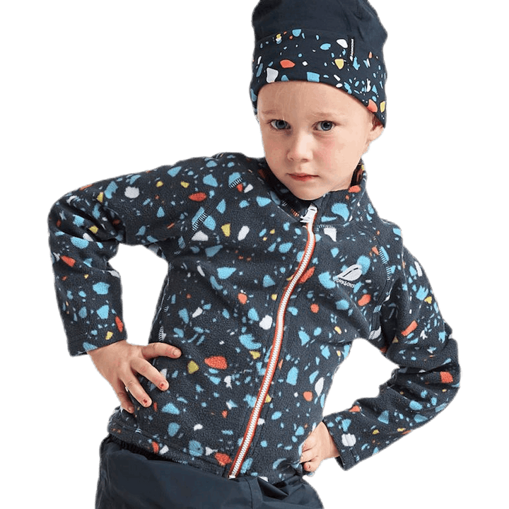 Monte Printed Kids Jacket Blue