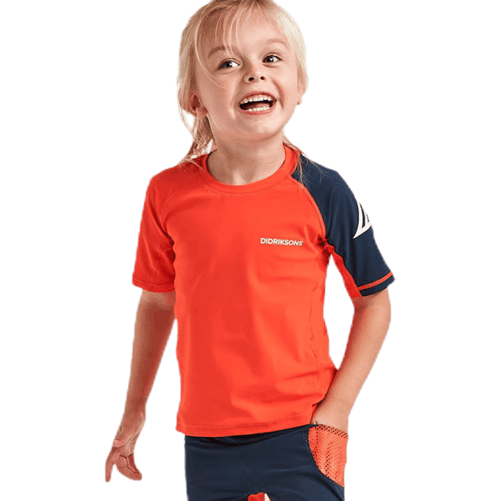 Surf Kids SS UV Top Orange
