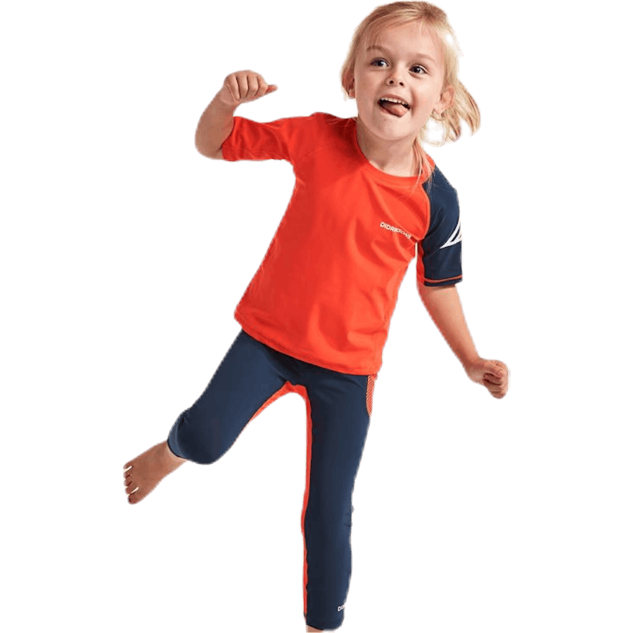 Surf Kids SS UV Top Orange