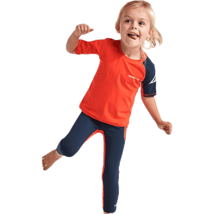 Surf Kids SS UV Top Orange
