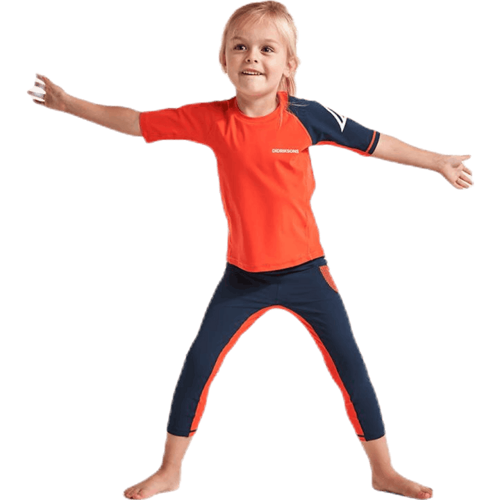 Surf Kids SS UV Top Orange