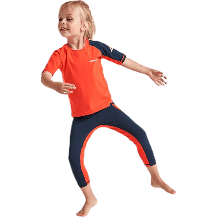 Surf Kids SS UV Top Orange