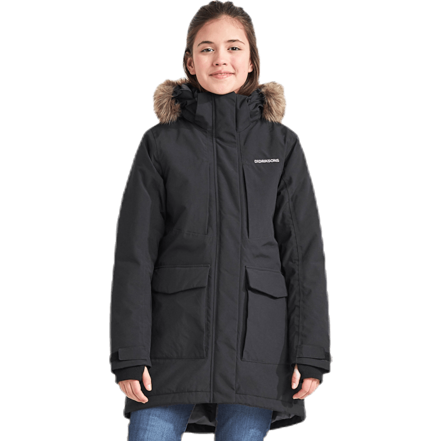 Jamila Girls Parka 2 Svart