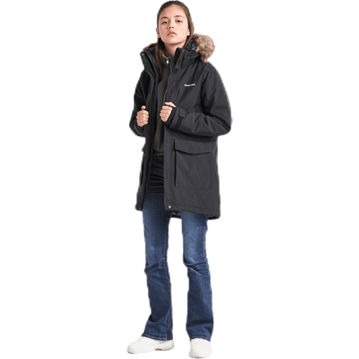 Jamila Girls Parka 2 Svart