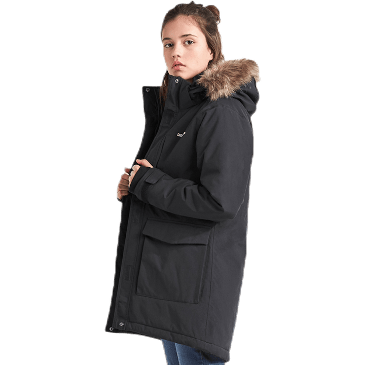 Jamila Girls Parka 2 Svart