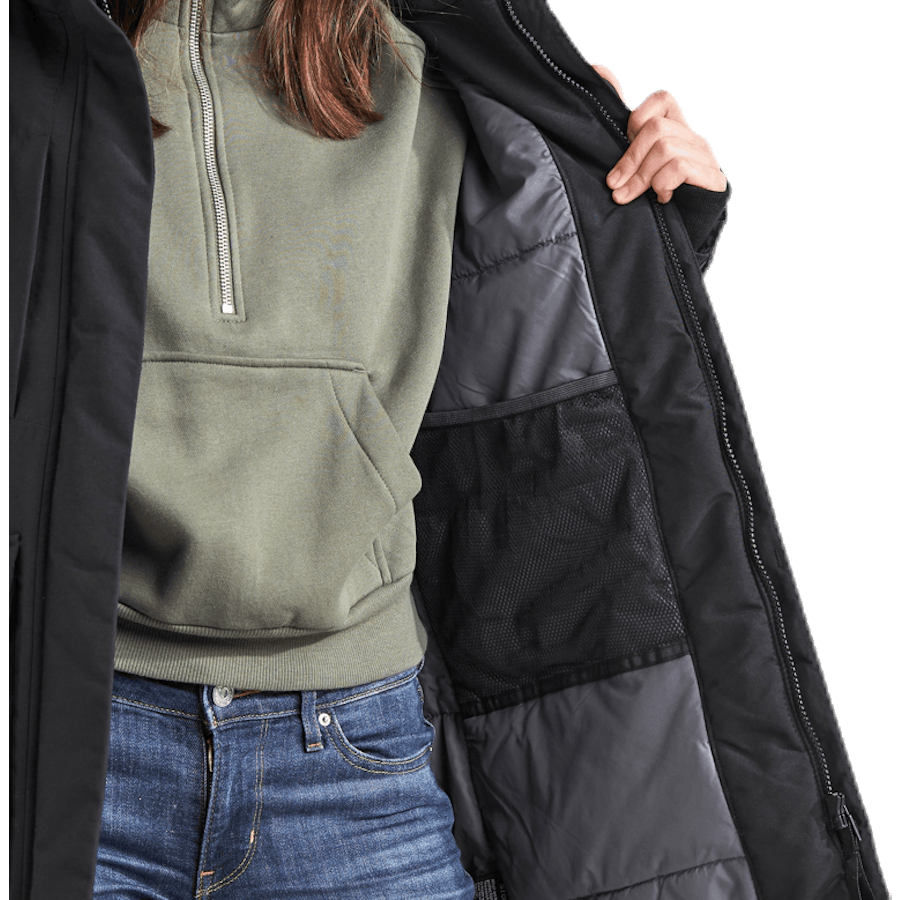 Jamila Girls Parka 2 Svart