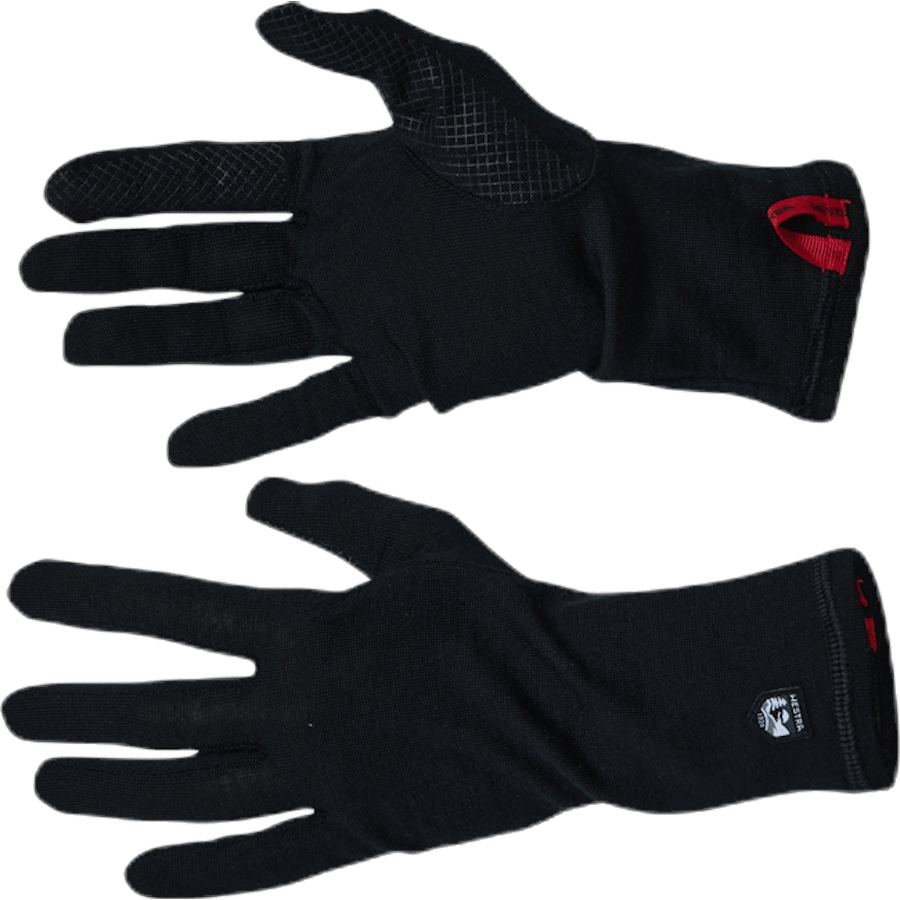 Merino Wool Liner Long Black