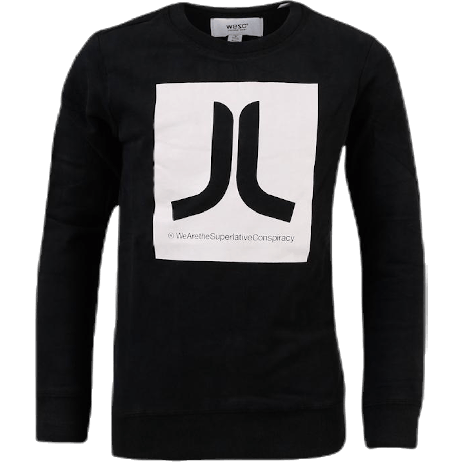 WeSC Logo Sweatshirt Youth Black