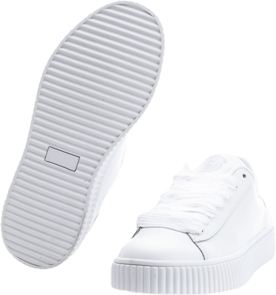 Anna Wide Lace Sneaker Weiß