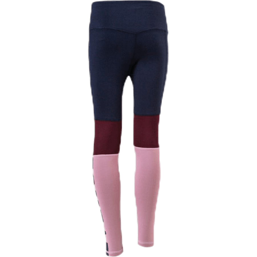 Color Block Junior Tights Blue/Pink