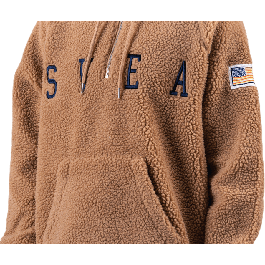 Ophelia Pile Hood Brun