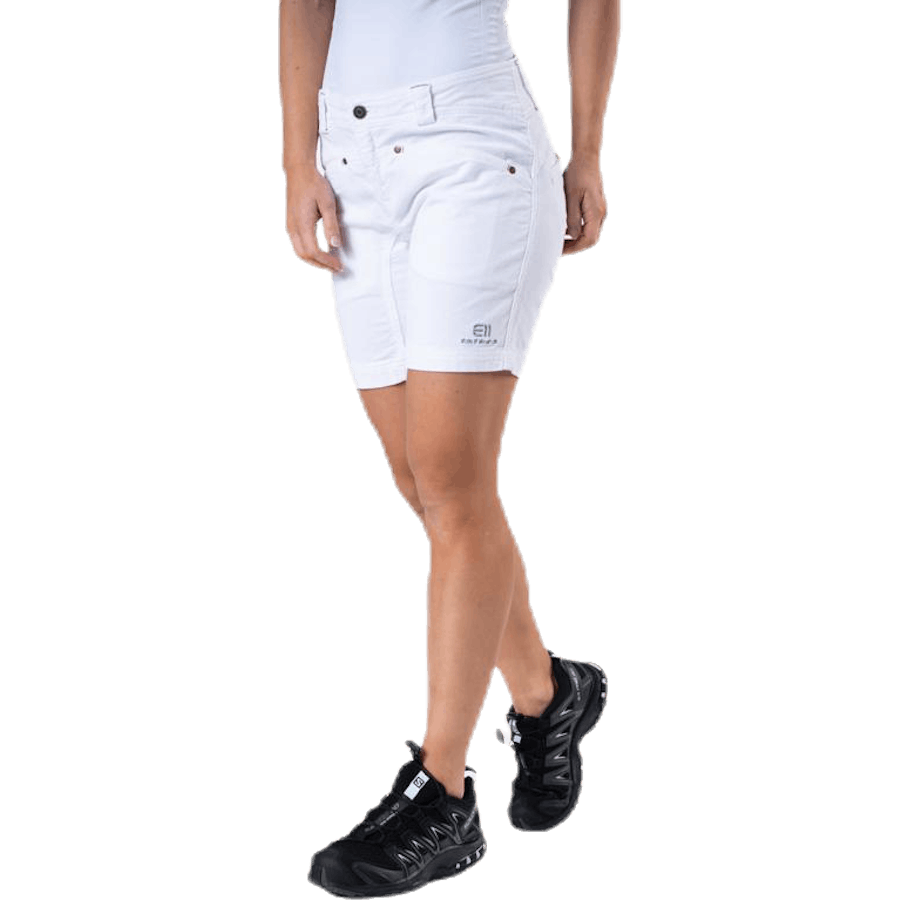 Après Cord Shorts Weiß