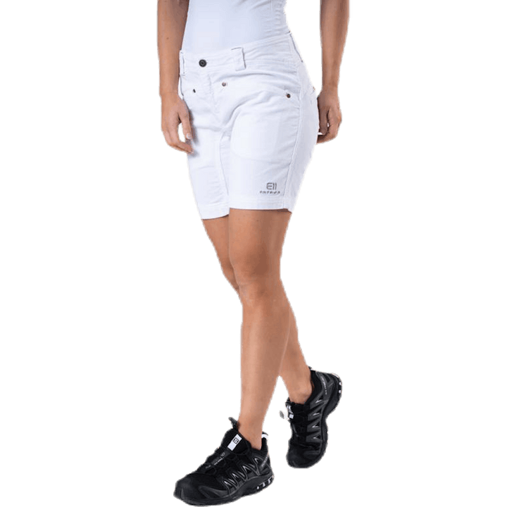 Après Cord Shorts Weiß