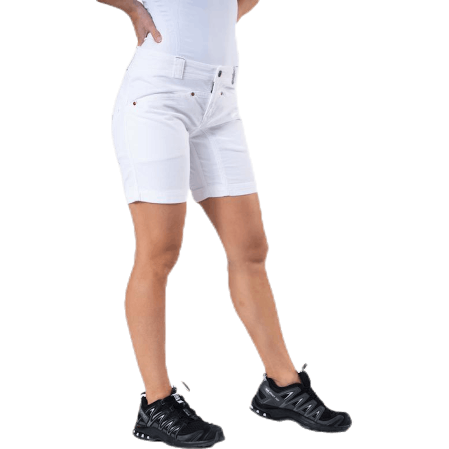 Après Cord Shorts Weiß