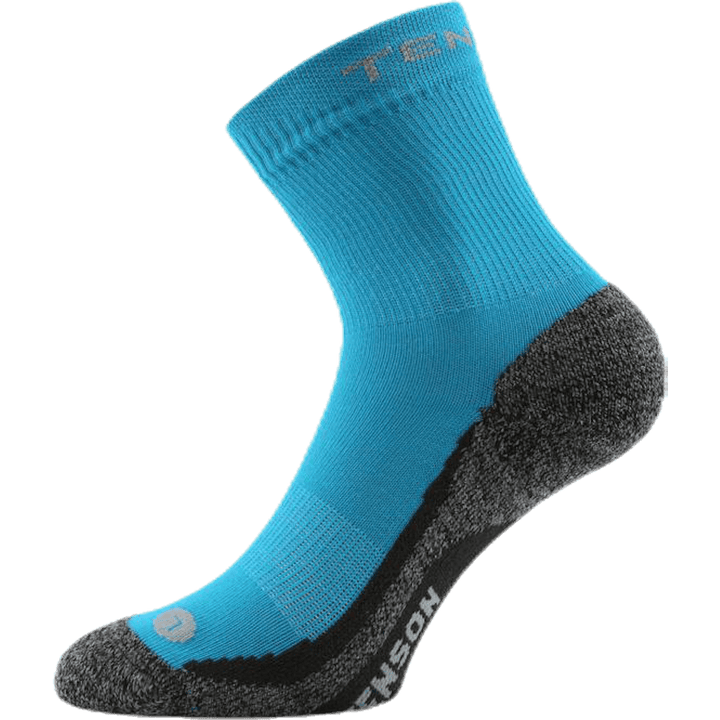 Lot de 2 chaussettes de randonnée junior bleu/gris