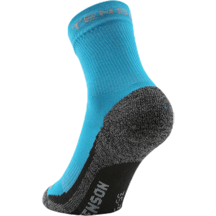 Lot de 2 chaussettes de randonnée junior bleu/gris