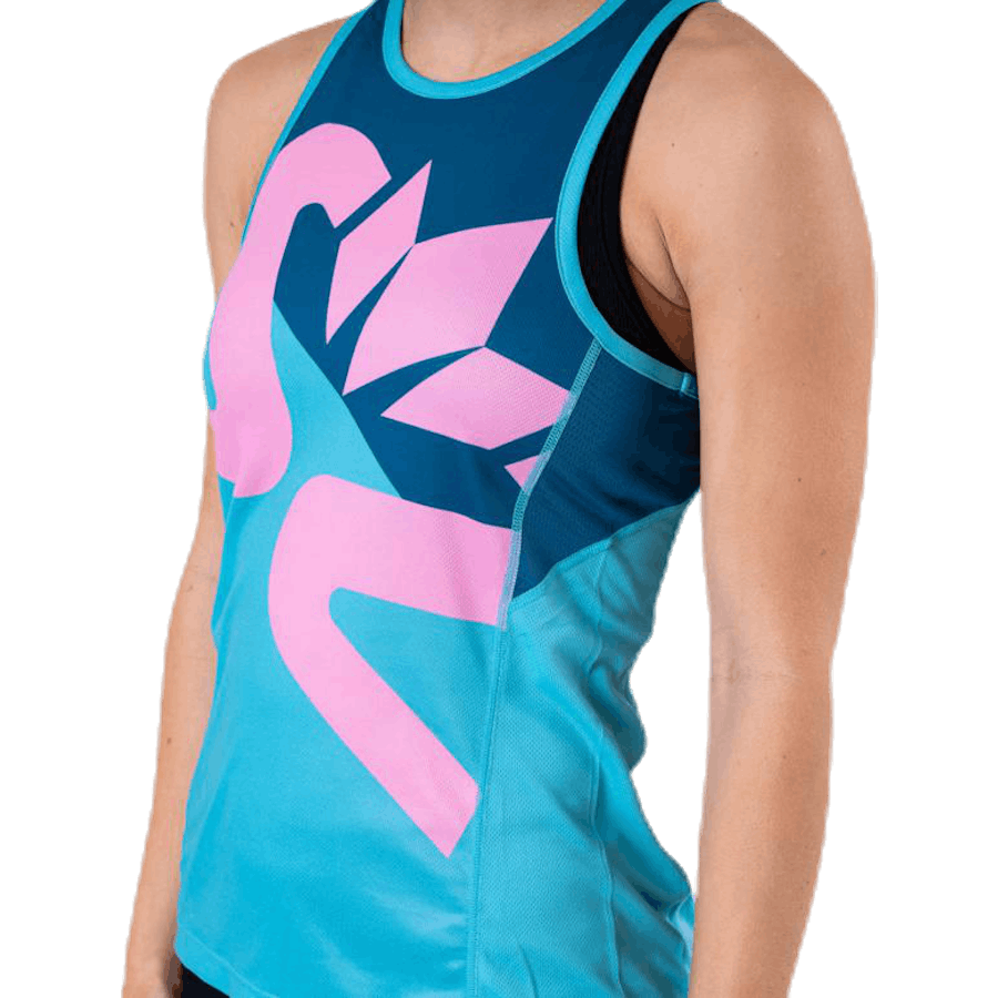 Race Air Tank Women Blue/Pink
