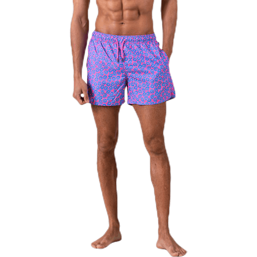 Twisted Smile Swim Shorts Pink